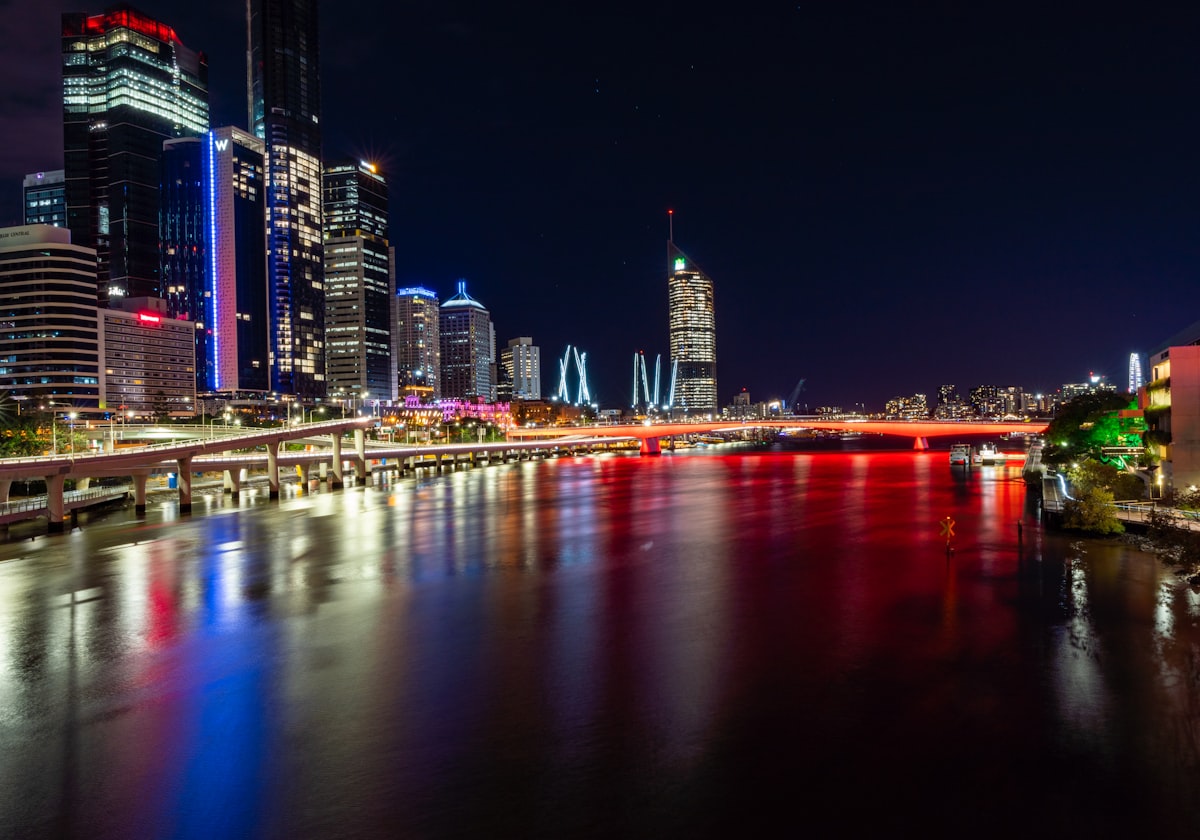 Brisbane city lights, QLD